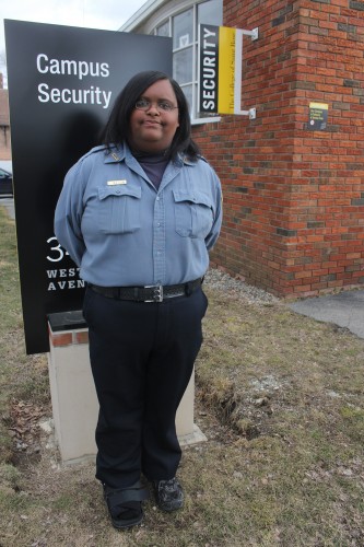 Security Officer Erica Watson (Photo Credit: Kelly Pfeister)