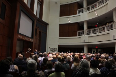 Every chair Lally was filled for Rosenfeld's interview with Times Union editor Rex Smith. Photo Credit: Kelly Pfeister