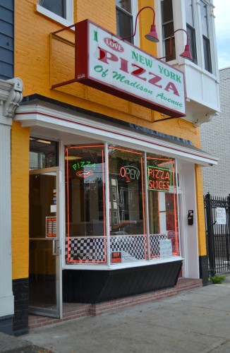 I Love New York Pizza on 850 Madison Ave. opened on Friday under new management after it  shut down in 2012. Photo Credit: Valeriya Ponomorova