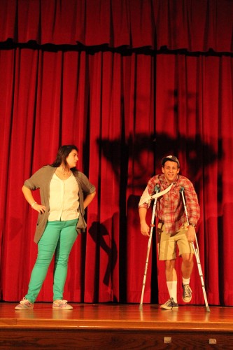 Susan Walensky and Chris Surprenant took on their alternate personalities of Soozey and Sven in several skits that included Soozey maming the friendly Sven. Photo Credit: Adriana Rosales