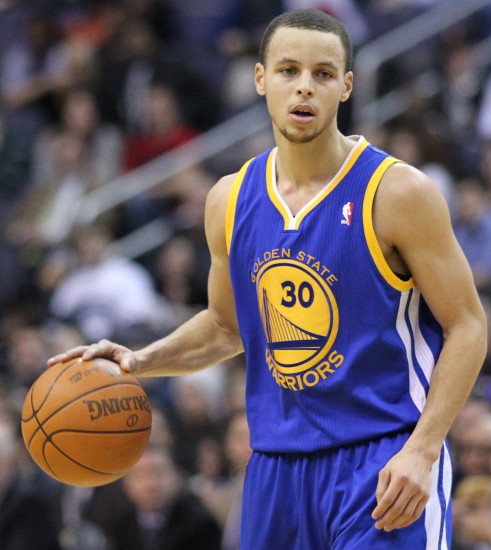 Stephen Curry is one of the best three-point shooters in the NBA. (Photo Credit: Wikimedia Commons)