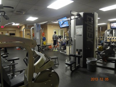 The smaller fitness center at The College of Saint Rose can not always easily accommodate patrons. Photo: Katelyn Doherty 
